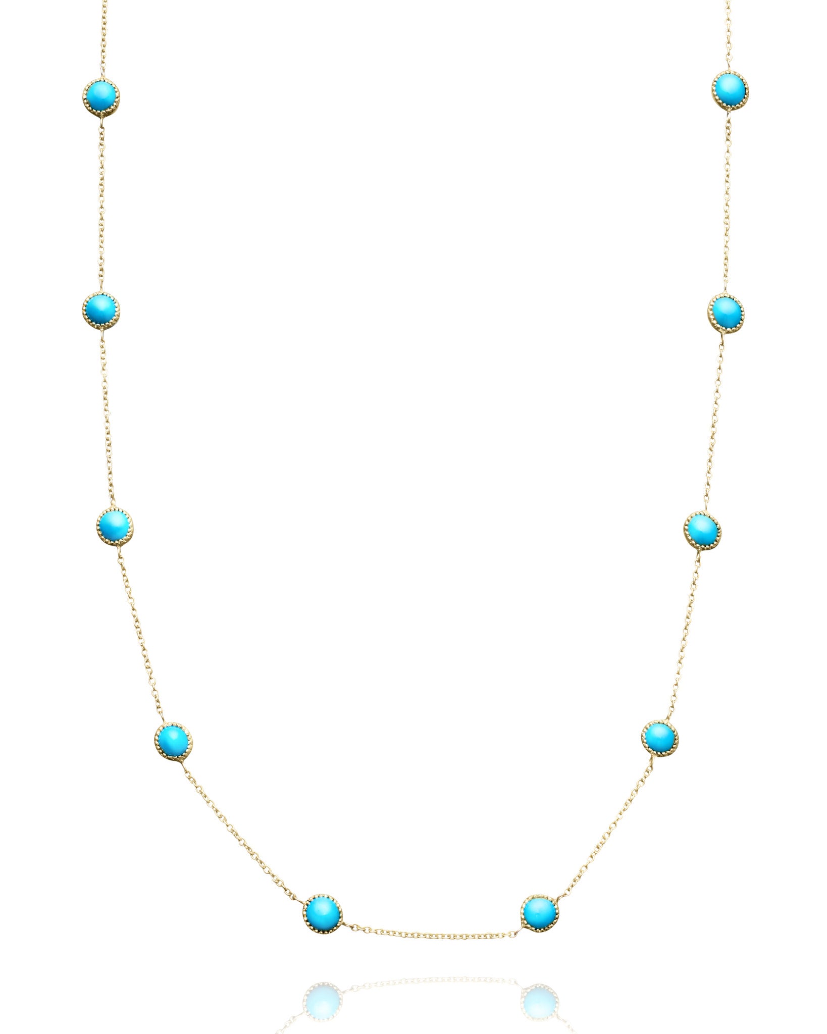 TURQUOISE CABOCHON CHAIN