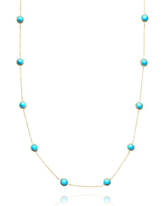 TURQUOISE CABOCHON CHAIN