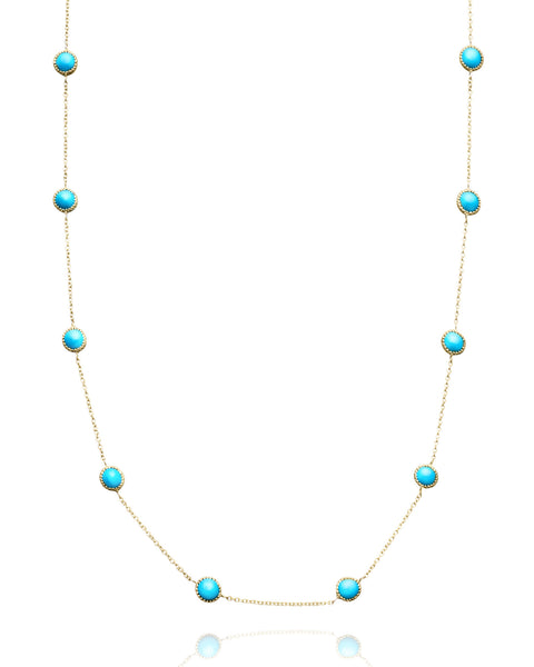 TURQUOISE CABOCHON CHAIN