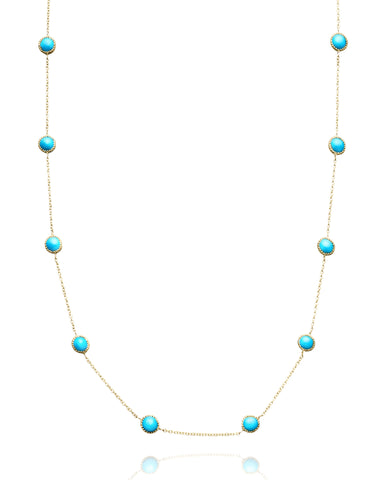 TURQUOISE CABOCHON CHAIN