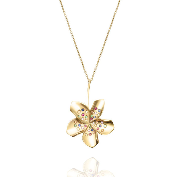 CONFETTI FRANGIPANI NECKLACE