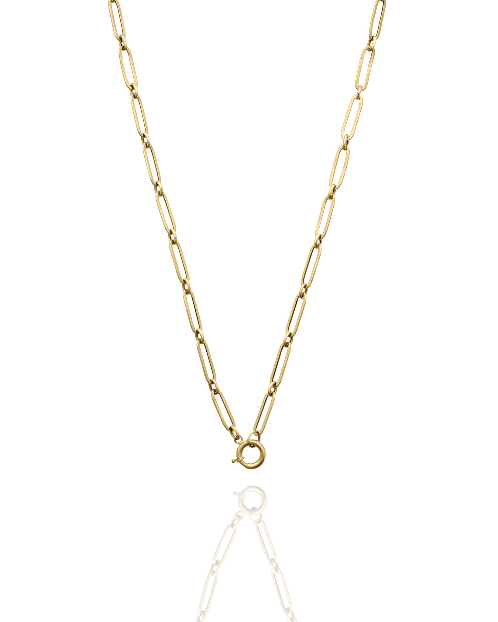 PAPER CLIP GOLD CHAIN