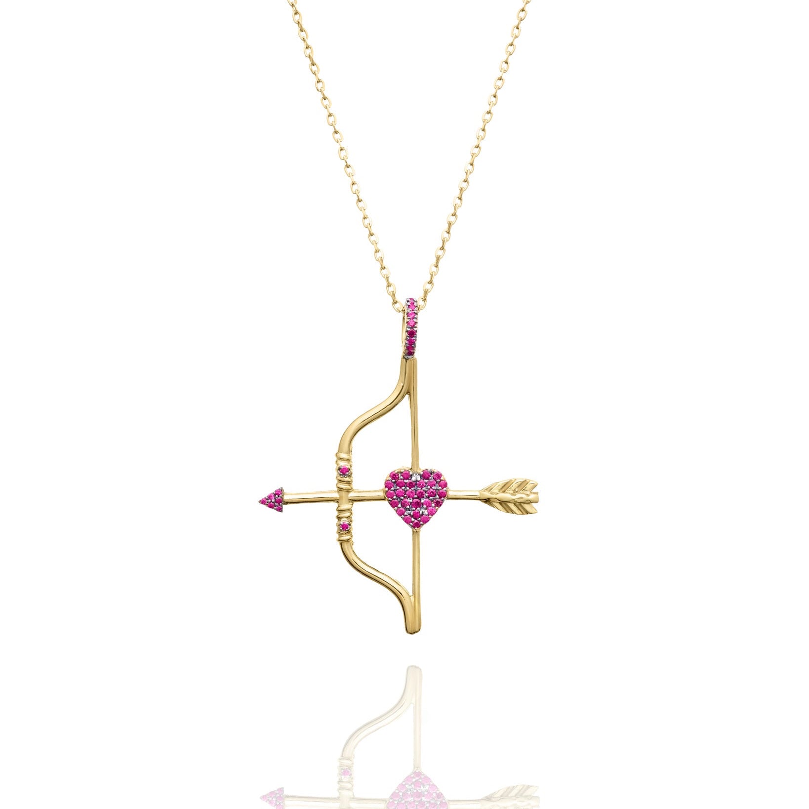 DUEL OF HEARTS IN RUBY AND CHAMPAGNE DIAMONDS