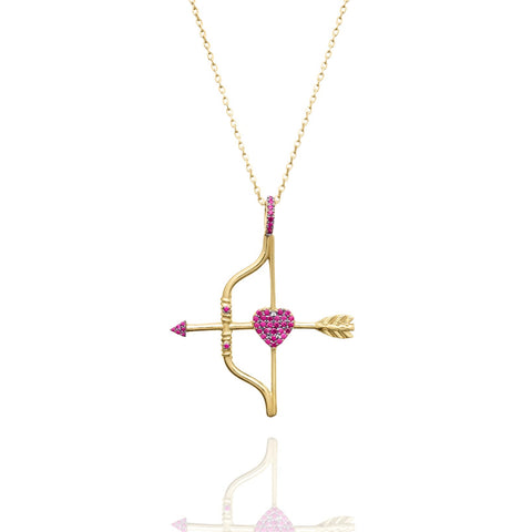 DUEL OF HEARTS IN RUBY AND CHAMPAGNE DIAMONDS