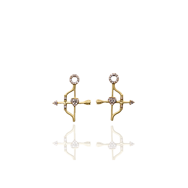 DUEL OF HEART EAR CHARMS