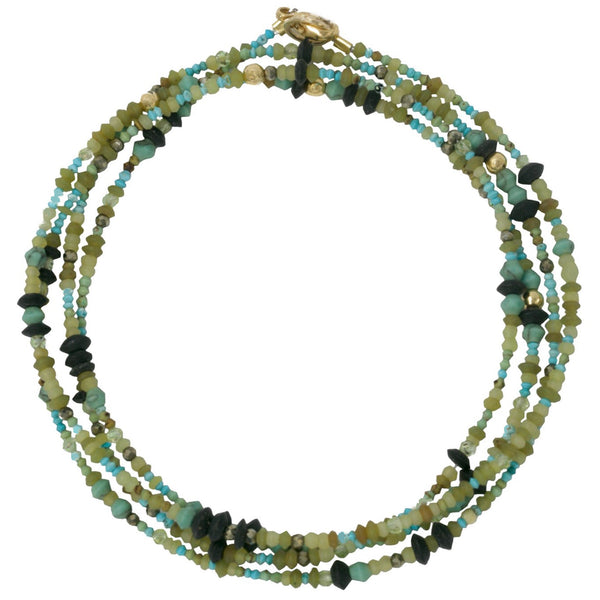 HAND BEADED SANTA FE NECKLACE