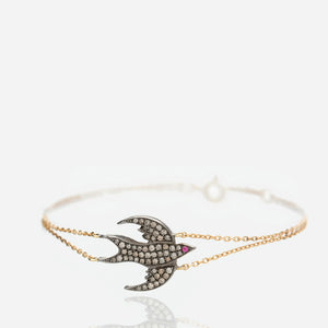 SAPPHIRE BIRD BRACELET