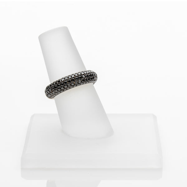 BLACK DIAMOND PAVE BAND