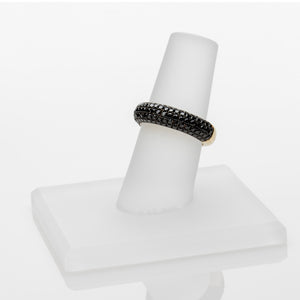 BLACK DIAMOND PAVE BAND