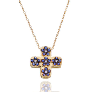 CROSS LOCKET NECKLACE