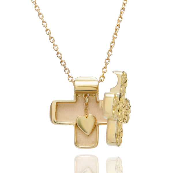 CROSS LOCKET NECKLACE