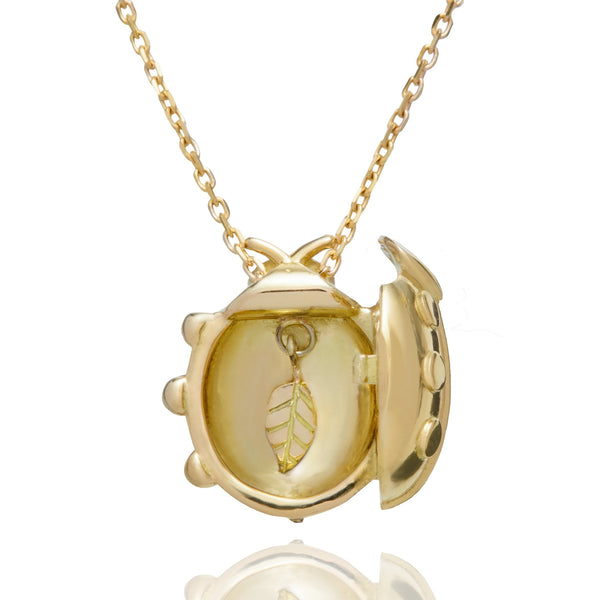 LADYBUG LOCKET NECKLACE