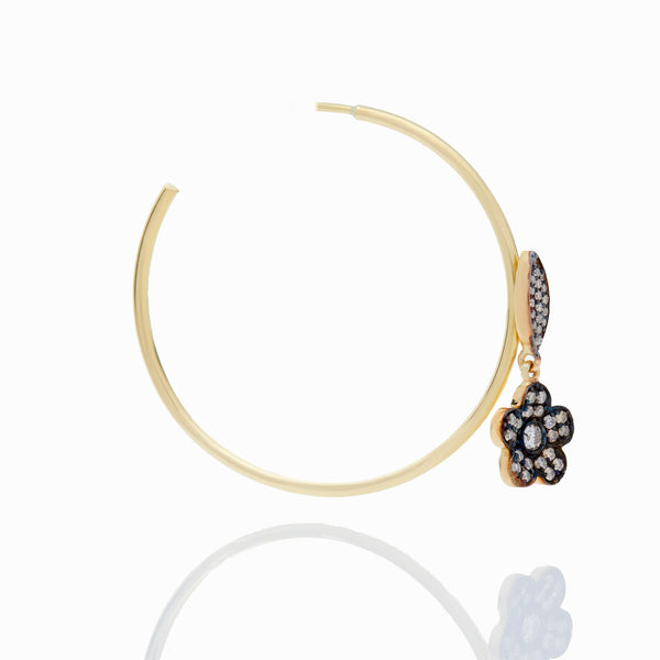 FLOWER AND LEAF HOOPS