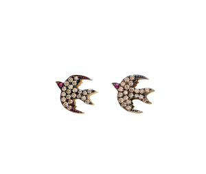 BIRD STUD EARRINGS