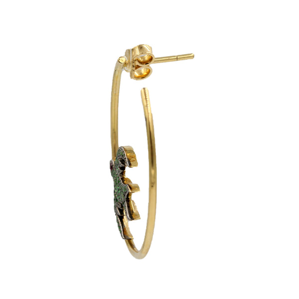 BLACK DIAMOND BIRD HOOPS