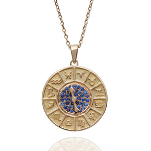 ZODIAC SPIN NECKLACE
