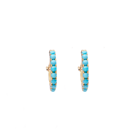TURQUOISE HOOPS